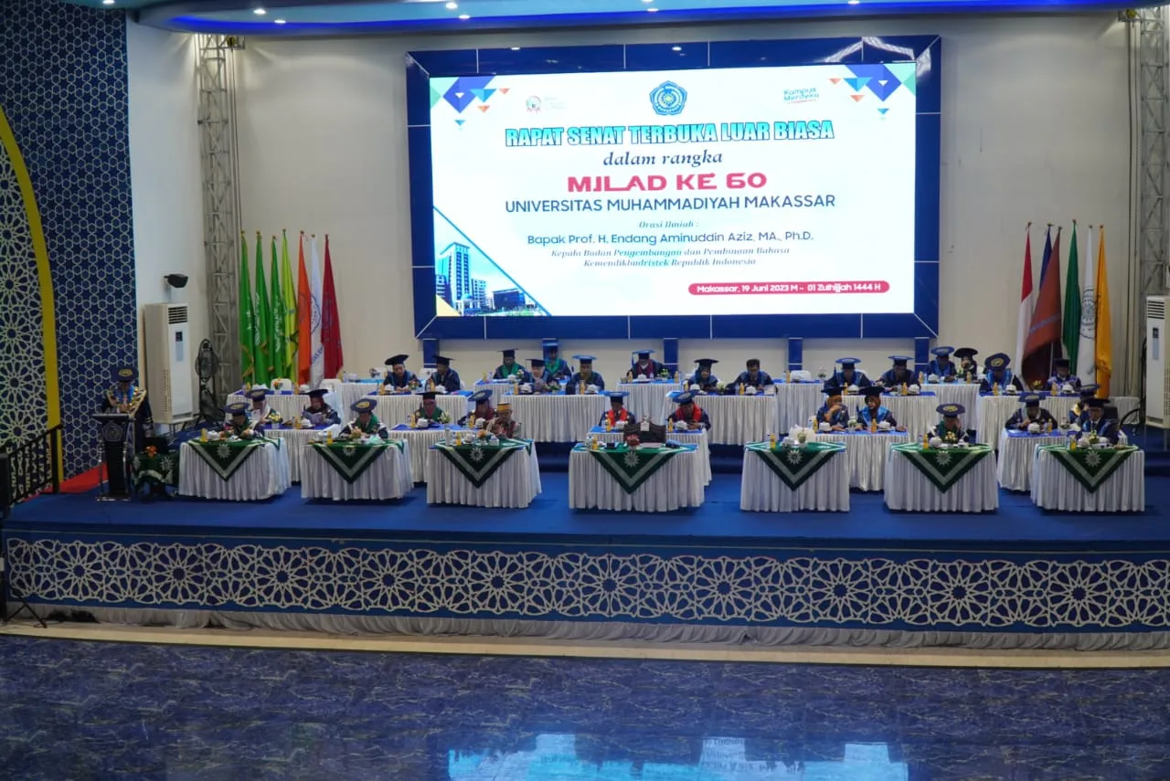 60 Tahun Kiprah Unismuh Makassar, Bina 52 Prodi dan Cetak 722.844 Alumni