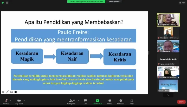 Pendidikan Sosiologi Unismuh Bahas Inovasi Pendidikan di Tengah Pandemi COVID-19