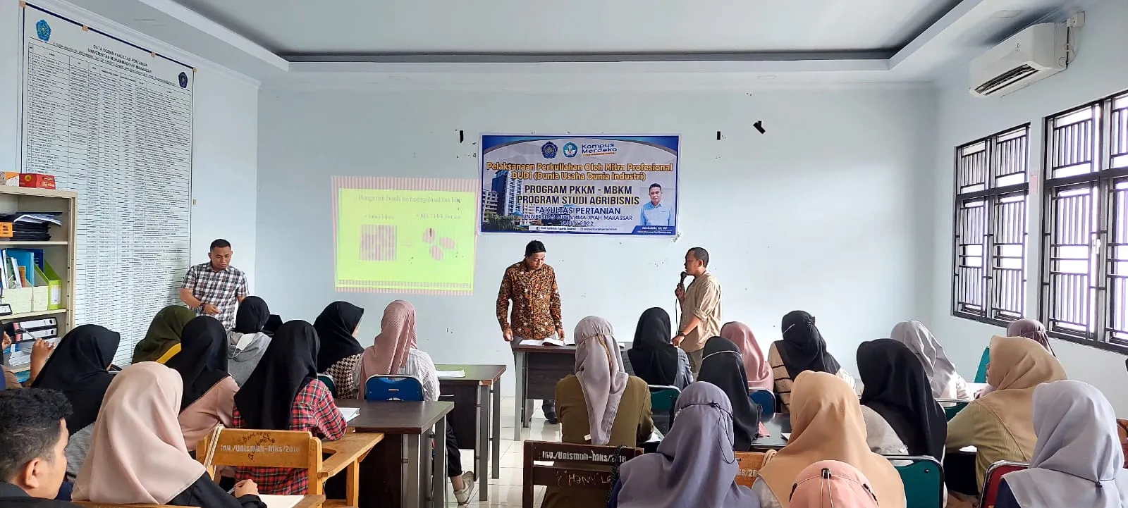 Prodi Agribisnis Unismuh Makassar Hadirkan Kalangan Profesional Mitra Dudi Mengajar Di Kelas