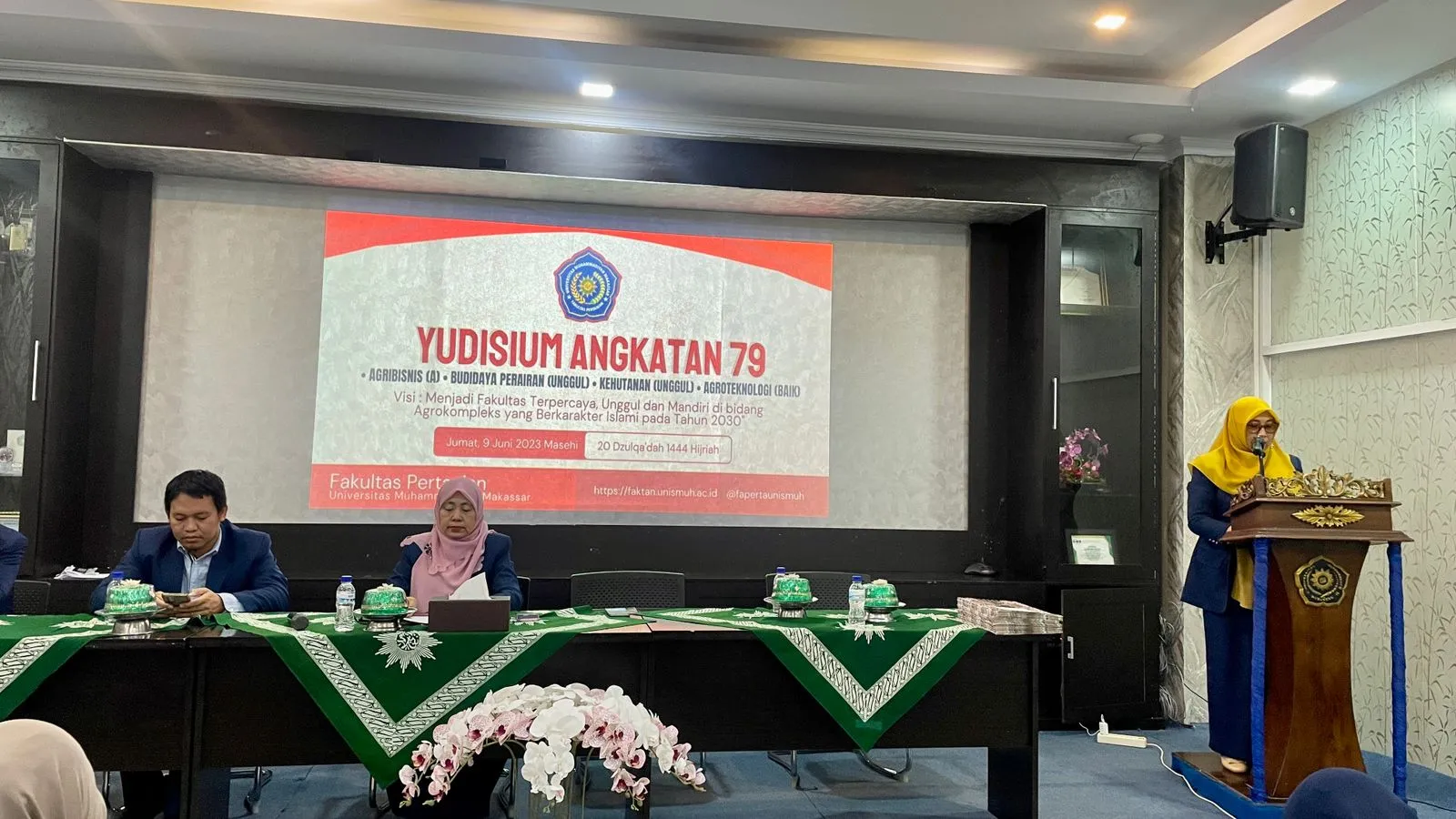50 Peserta Ikuti Yudisium Fakultas Pertanian Unismuh