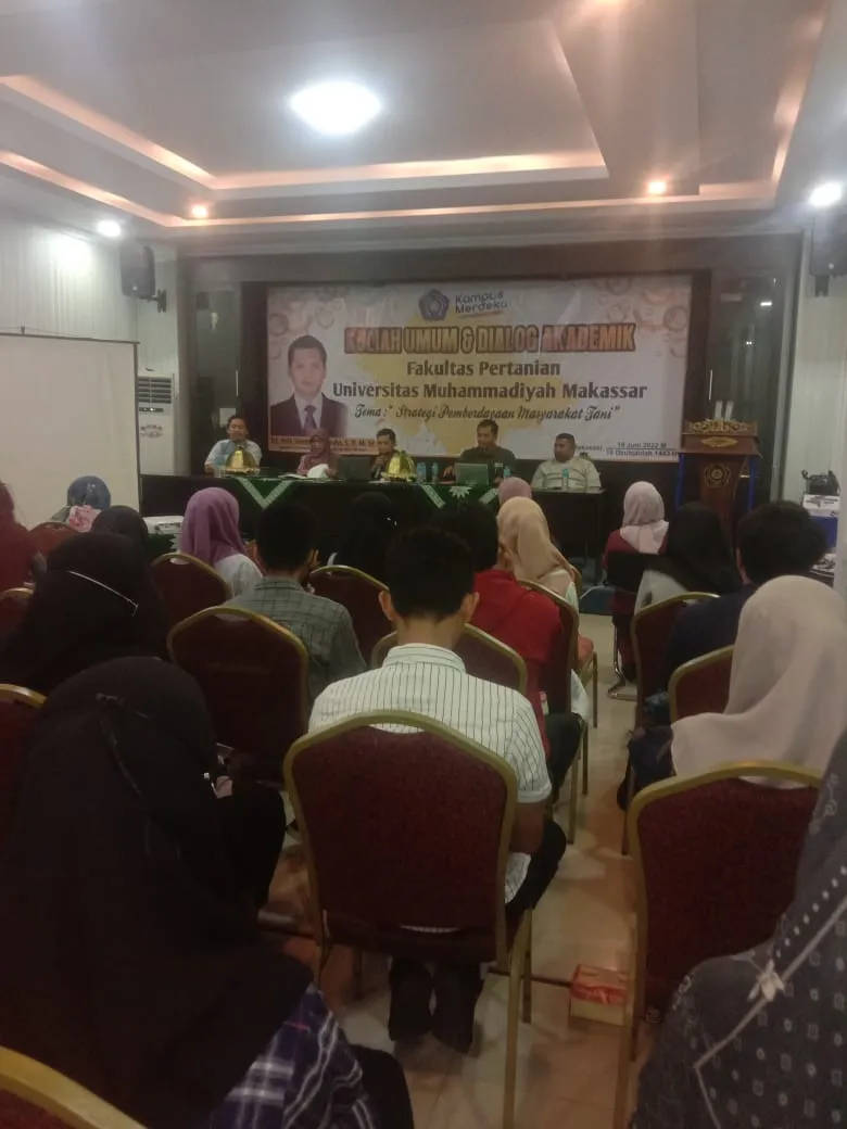 Fakultas Pertanian Unismuh Makassar Gelar  Kuliah Tamu dan Dialog Akademik