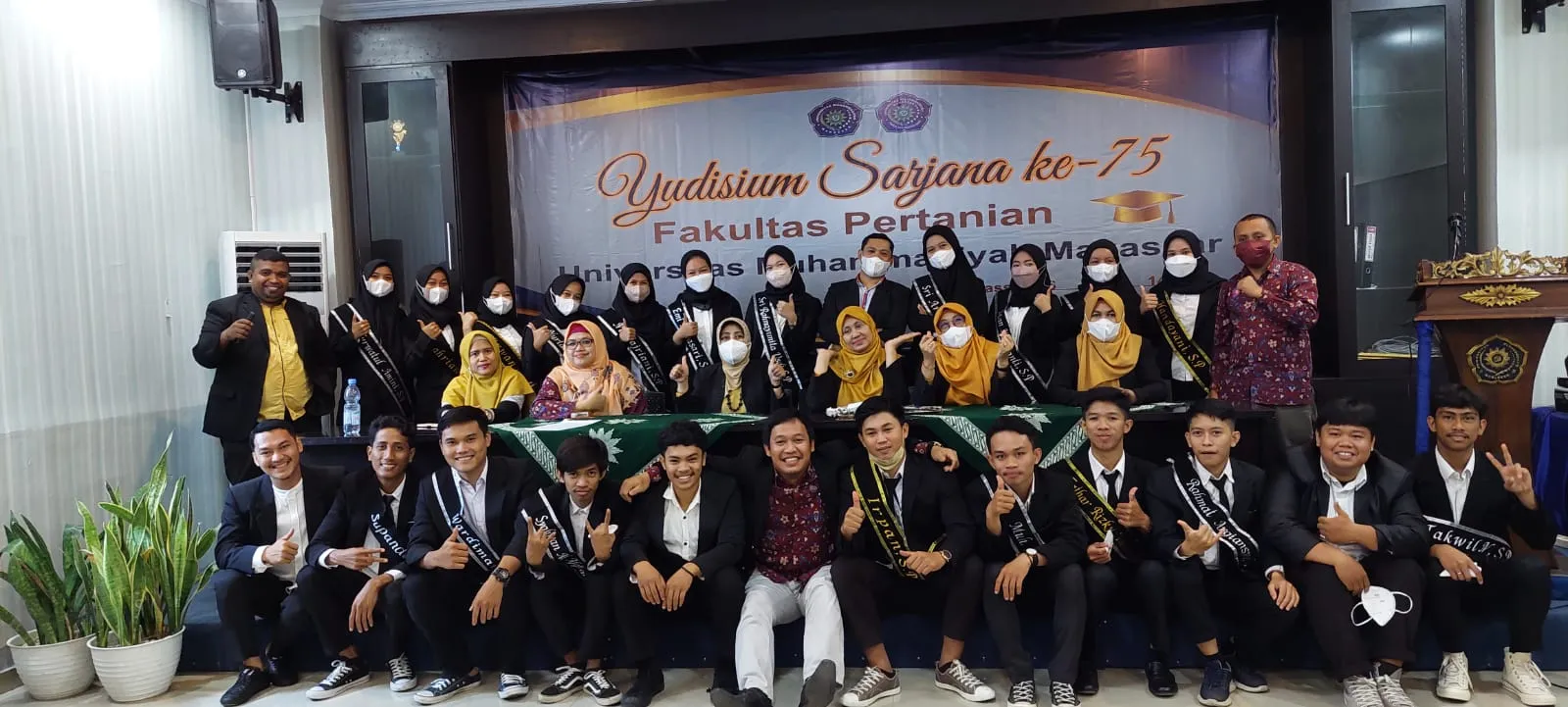 Begini Pesan Dekan Fakultas Pertanian Unismuh dalam Yudisium 99 Mahasiswa