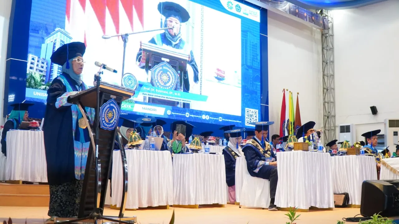 Syamsia Resmi Dikukuhkan sebagai Guru Besar Bidang Bioteknologi Pertanian Unismuh Makassar