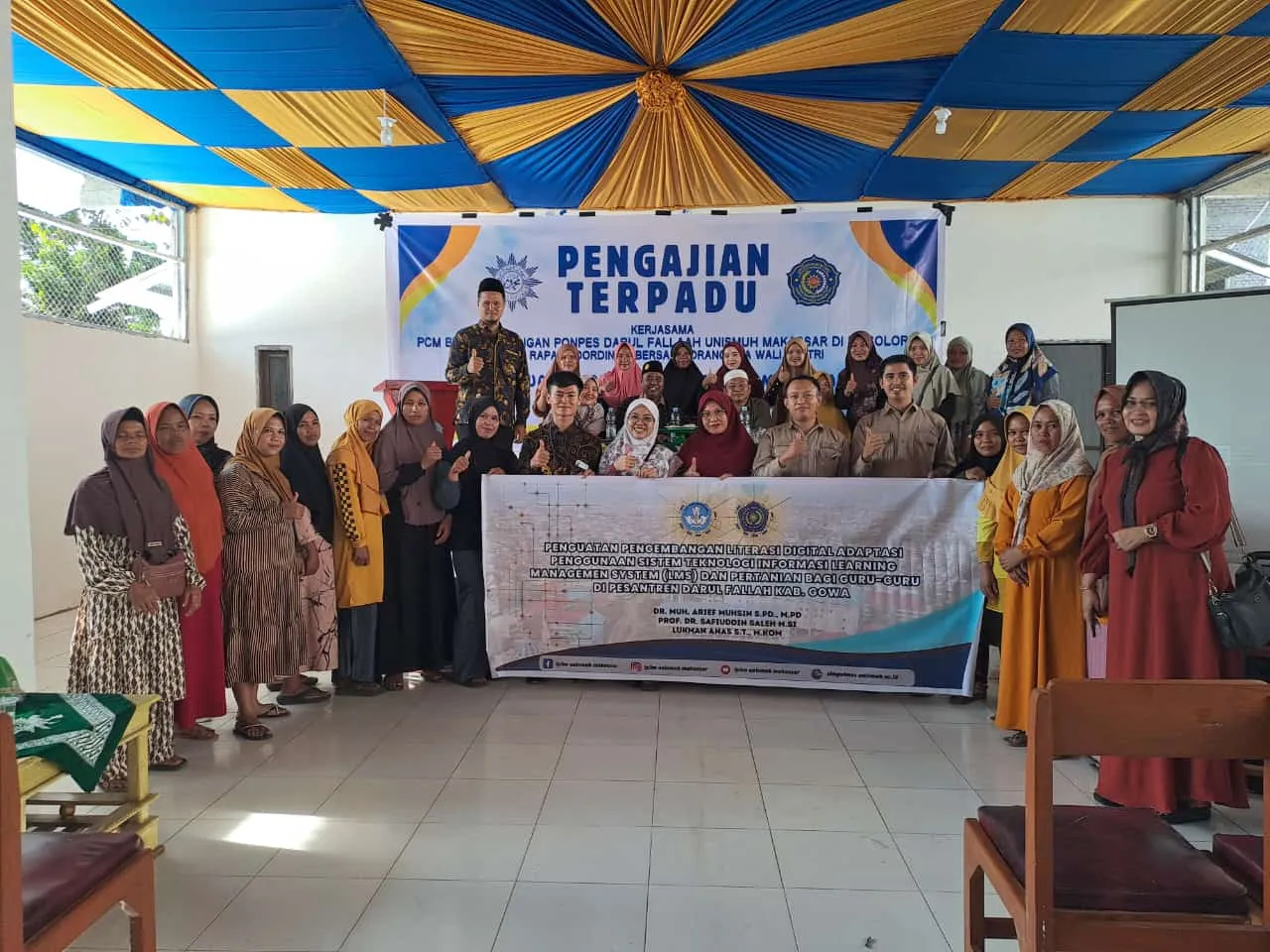 Tim PKM Unismuh Makassar Tingkatkan Literasi Digital dan Pertanian Ramah Lingkungan di Pesantren Darul Fallaah