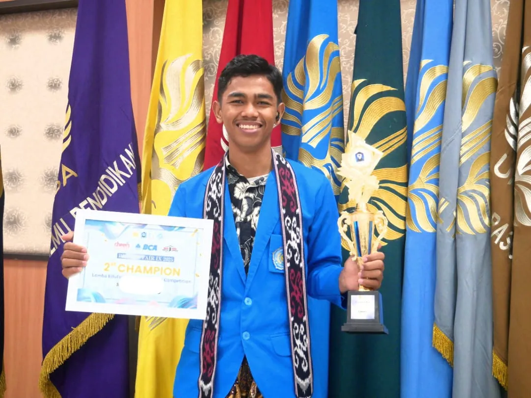 Mahasiswa Unismuh raih Juara 2 Nasional Esai UNESA dengan Gagasan Pembelajaran Digital Lontara