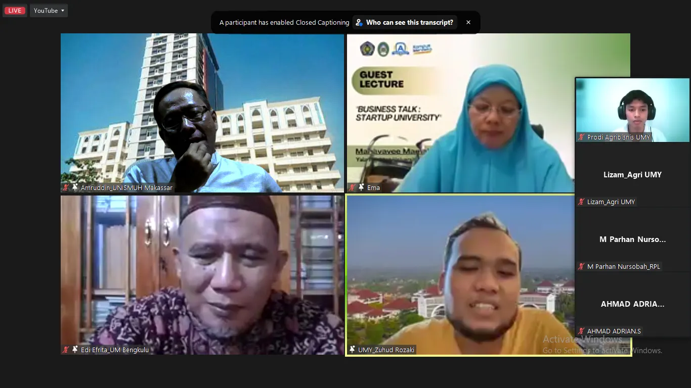 Narasumber di UMY, Dosen Unismuh Bahas Sosiologi Pertanian di Era Disrupsi
