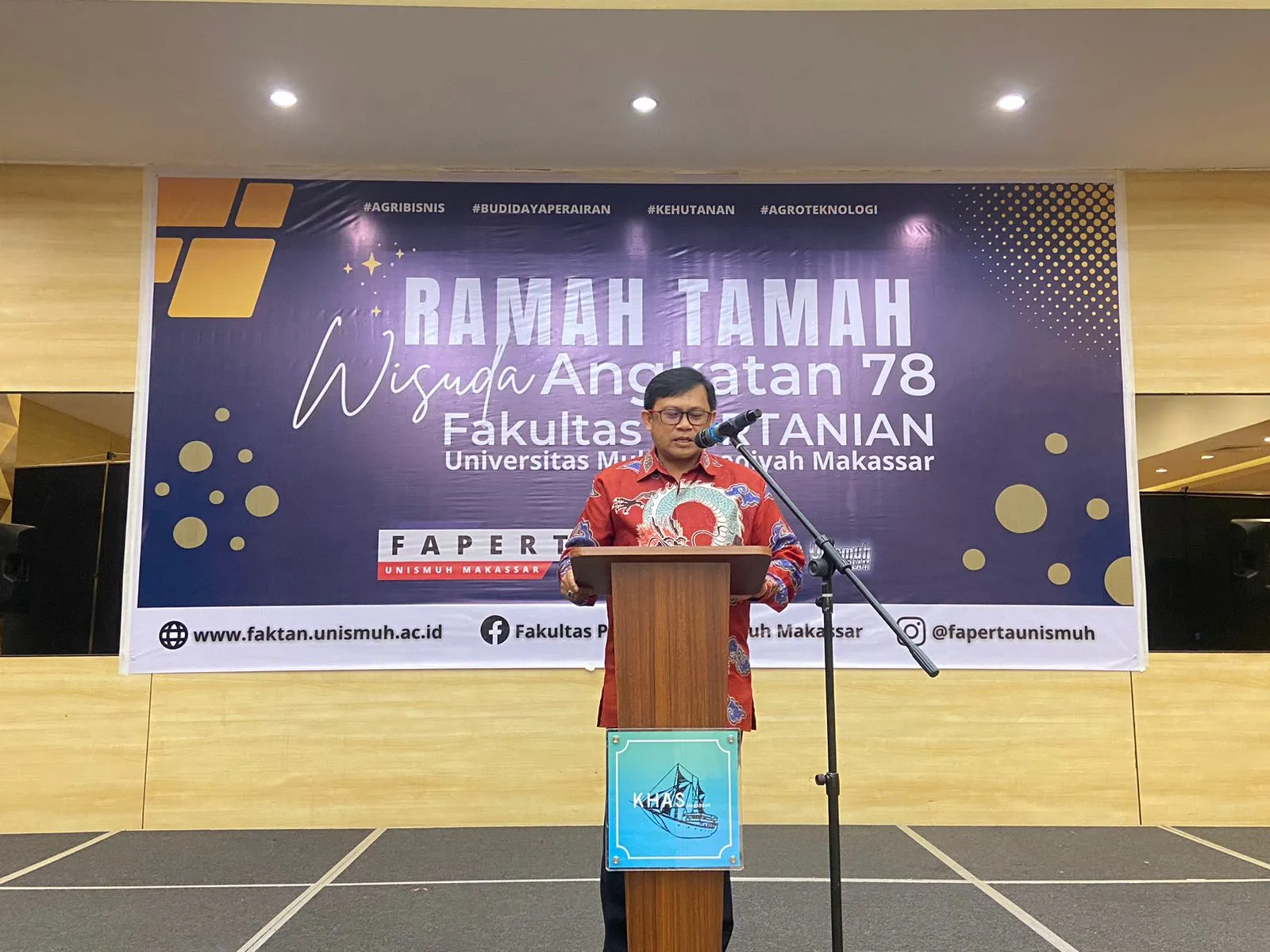 Faperta Unismuh Gelar Ramah Tamah Calon Wisudawan, Begini Pesan Wakil Rektor II