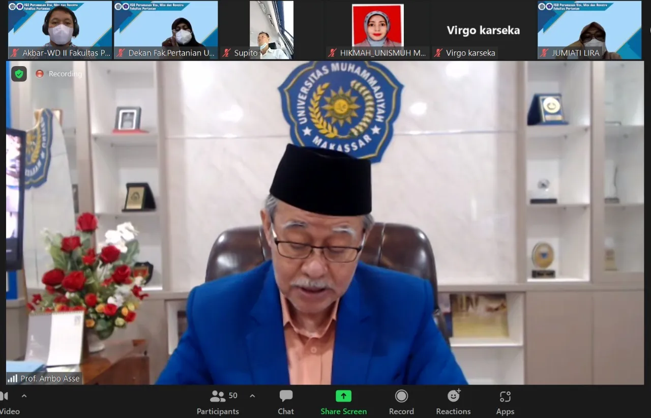 Rumuskan Renstra, Fakultas Pertanian Unismuh Gelar FGD