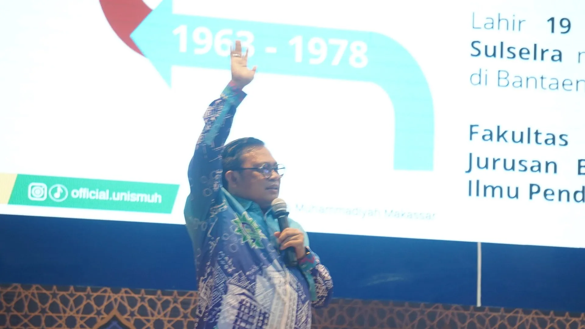Wakil Rektor I Paparkan Sejarah dan Roadmap Unismuh Makassar di Depan Mahasiswa Baru