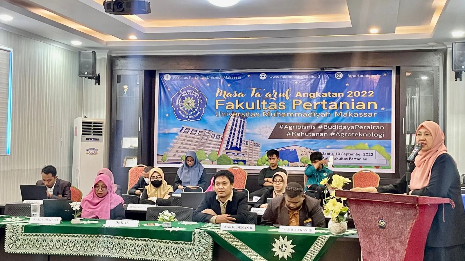 206 Orang Mahasiswa Ikuti  Taaruf Fakultas Pertanian Unismuh Makassar
