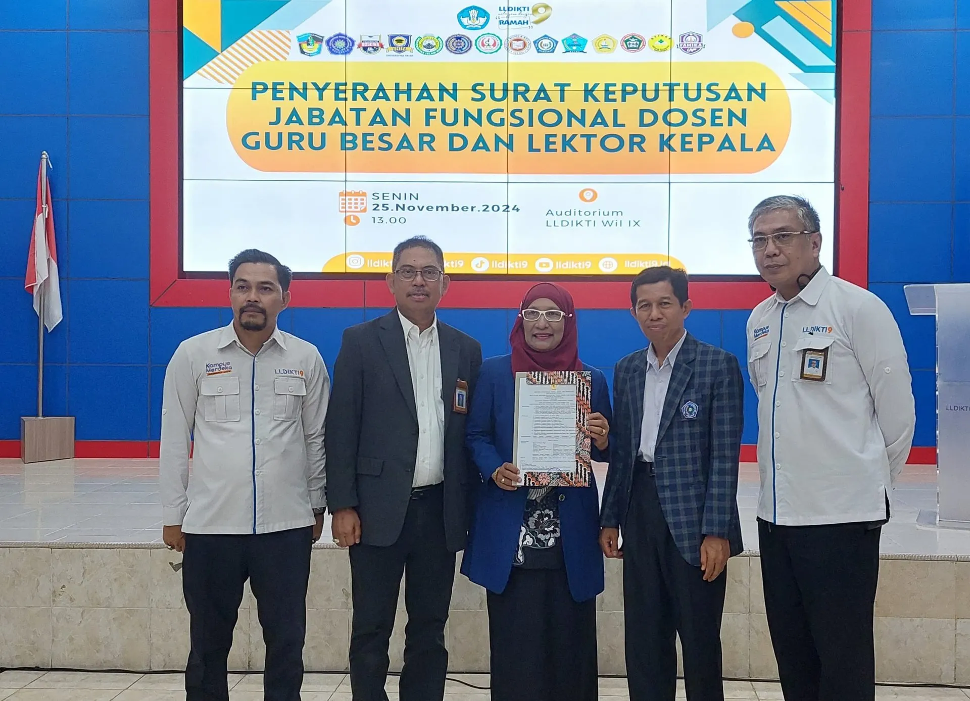 Unismuh Terima SK Guru Besar dan Lektor Kepala, Dorong Kolaborasi Pencapaian Jabatan Akademik