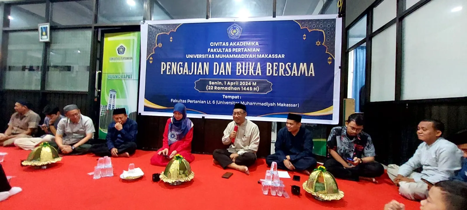 Pererat Silaturahmi, Fakultas Pertanian Unismuh Gelar Buka Puasa Bersama Dosen dan Mahasiswa