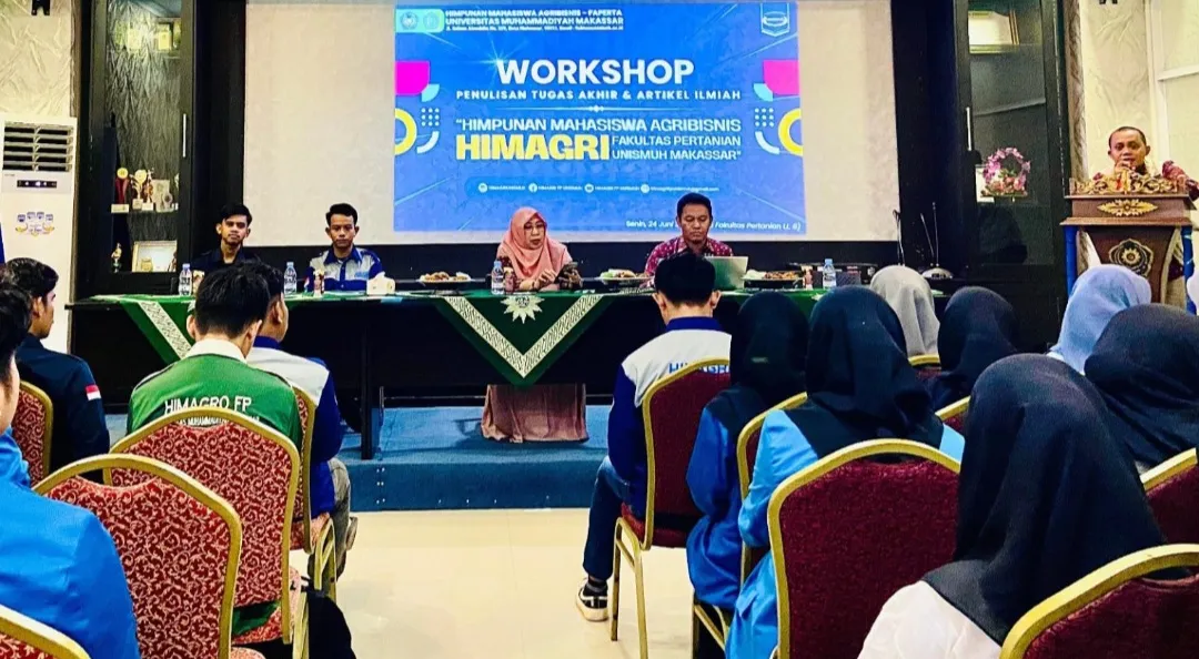 Tingkatkan Kapasitas Mahasiswa, Prodi Agribisnis Unismuh Gelar Workshop Tugas Akhir dan Artikel Ilmiah