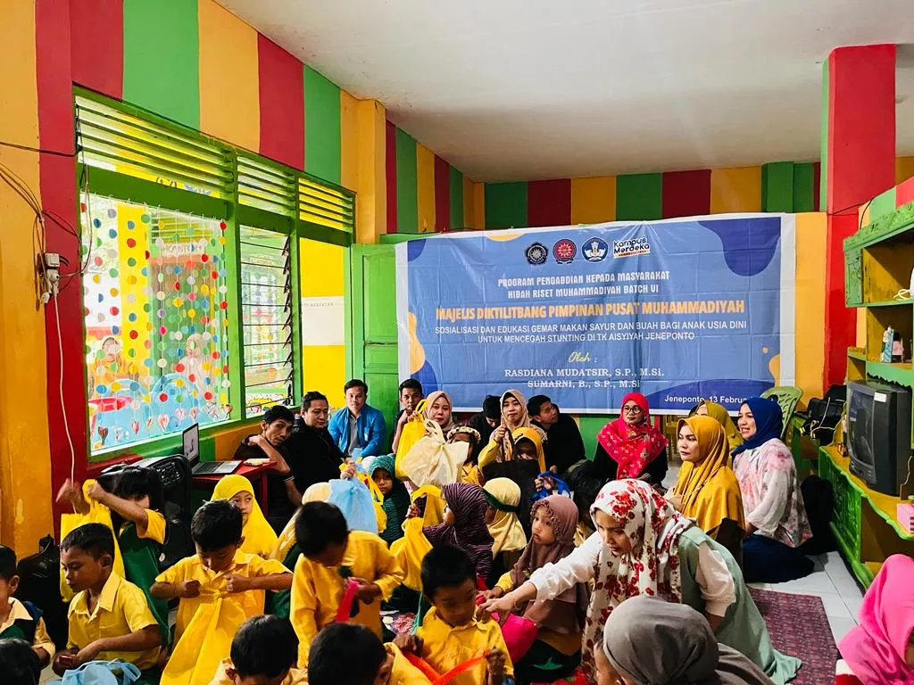 Dosen Unismuh Sosialisasikan Pentingnya Konsumsi Sayur dan Buah