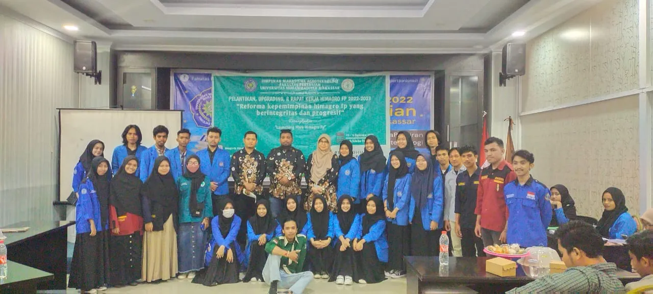 Himpunan Mahasiswa Agroteknologi Unismuh Gelar Pelantikan dan  Rapat Kerja