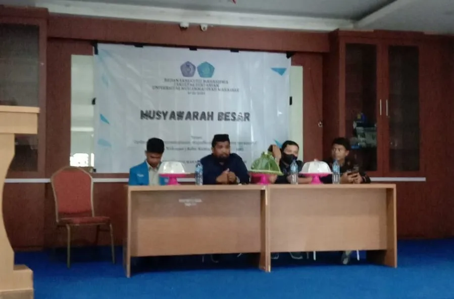 BEM Faperta Unismuh Makassar Gelar Mubes, Wakil Dekan III Faperta Unismuh Tekankan Empat poin