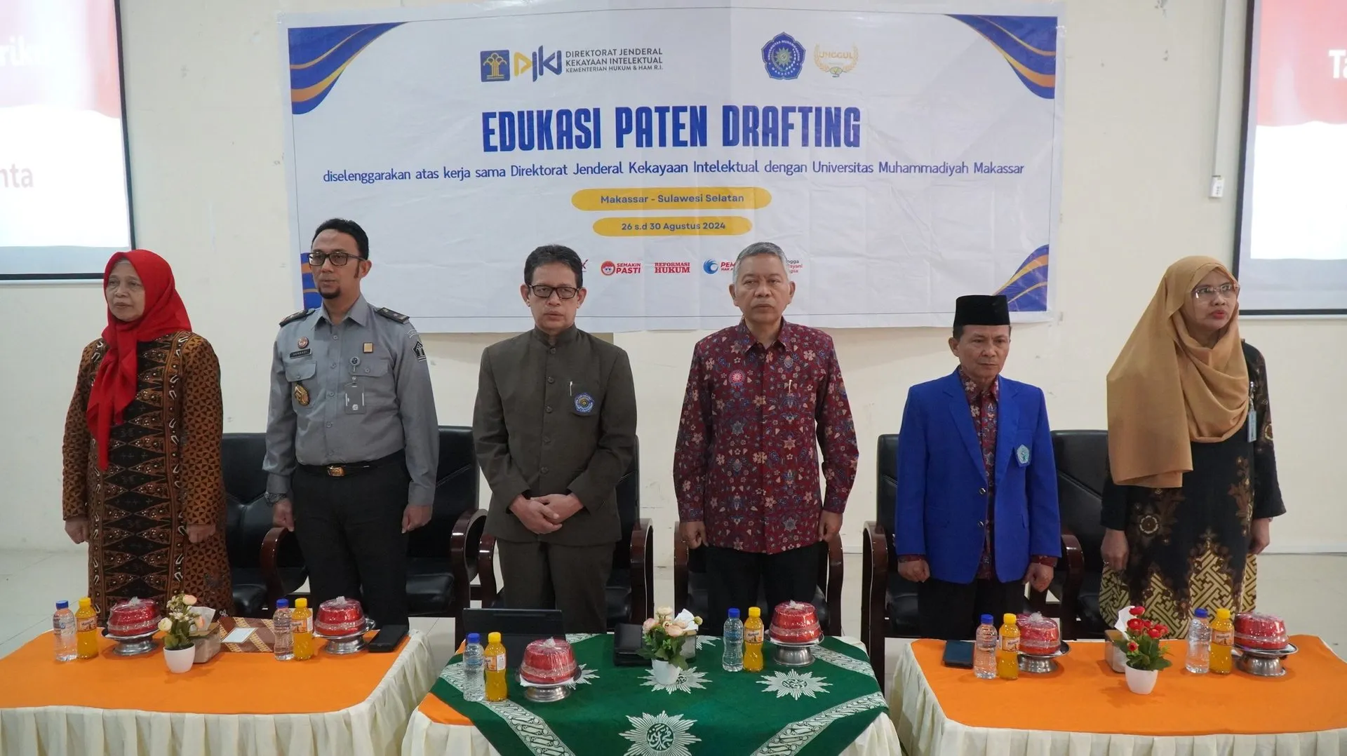 Unismuh Makassar Gandeng Ditjen Kekayaan Intelektual Kemenkumham, Gelar Edukasi Paten Drafting Untuk Dosen