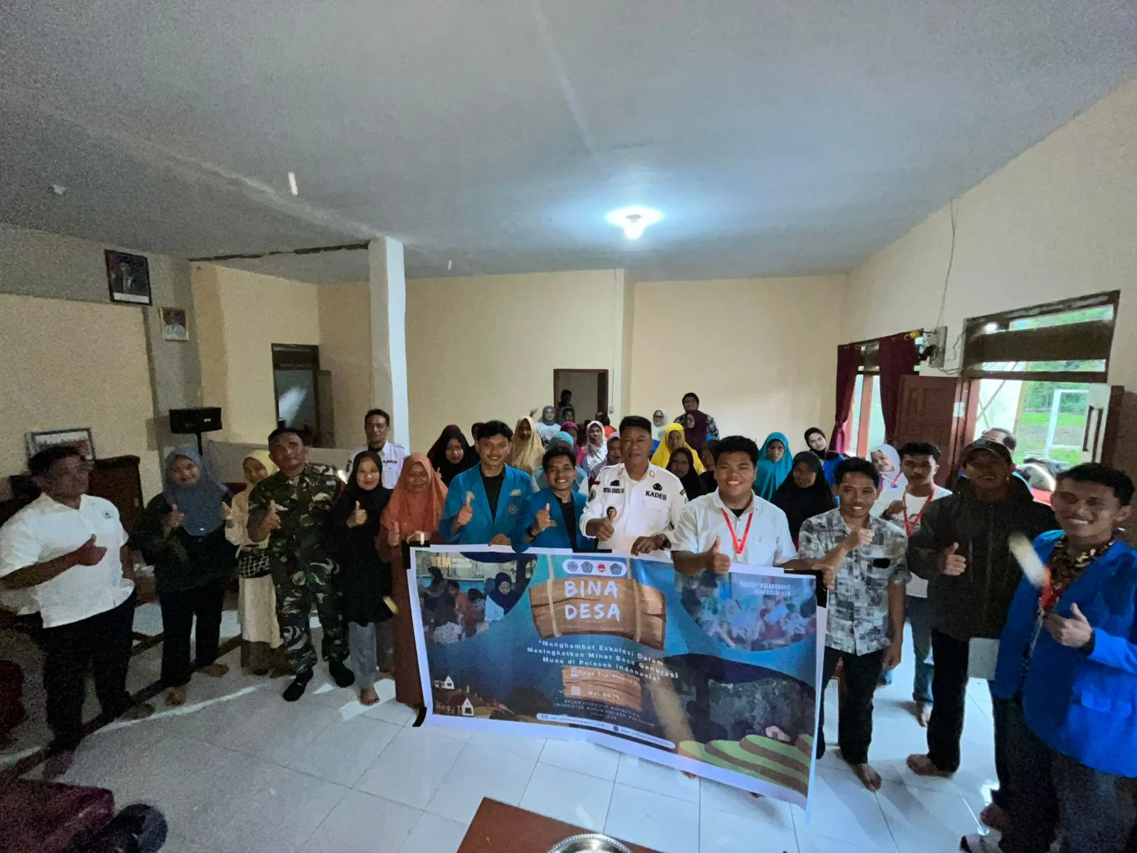 BEM Unismuh Gelar Bina Desa di Gowa, Fokus pada Pendidikan, Kesehatan, dan Pertanian